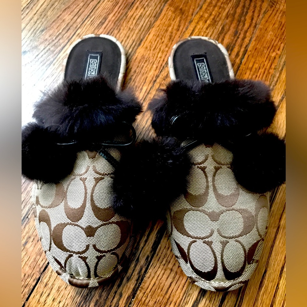 Coach slippers